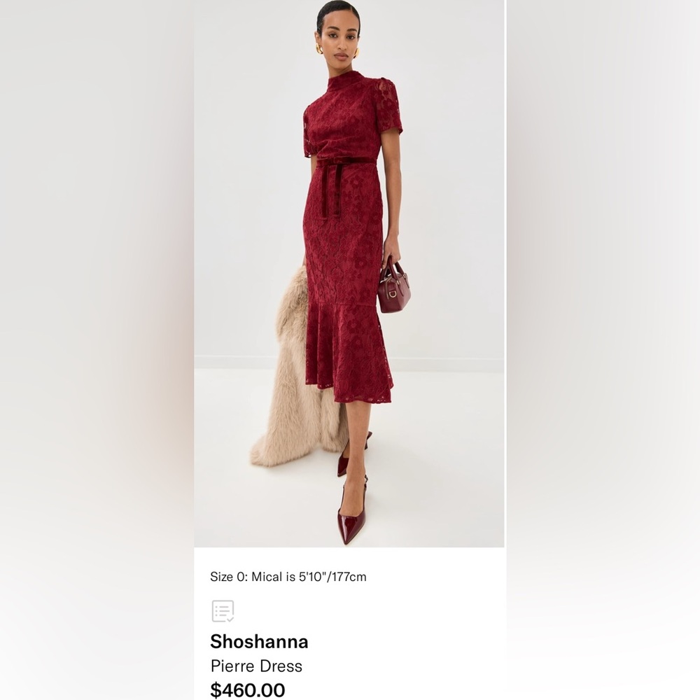 Shoshanna Pierre dress. Size 4 . Worn once. Perfect. - Picture 2 of 12